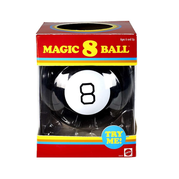 Mattel Games Magic 8 Ball Kids Toy, Retro-Themed Novelty Fortune Teller, Ask a Question & Turn Over for Answer