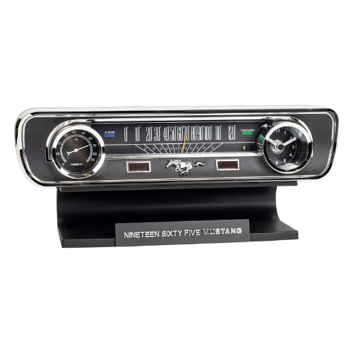 Ford 1965 Mustang Vintage Dashboard Tabletop Desk  Clock