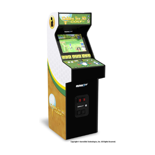 Golden Tee 3D Deluxe Arcade Machine with 8 Classic Games