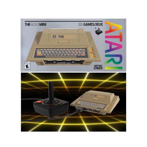 Atari 400 Mini & Joystick with 25 Games