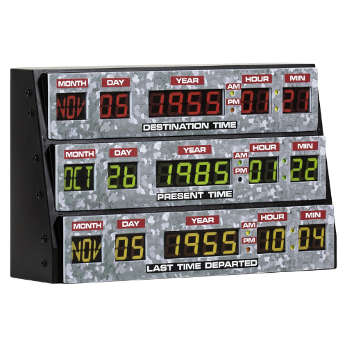 Back to The Future 3D Time Circuits Display