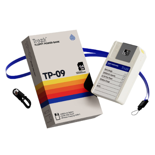 Floppy Magnetic Power Bank 10000mAh & Storage